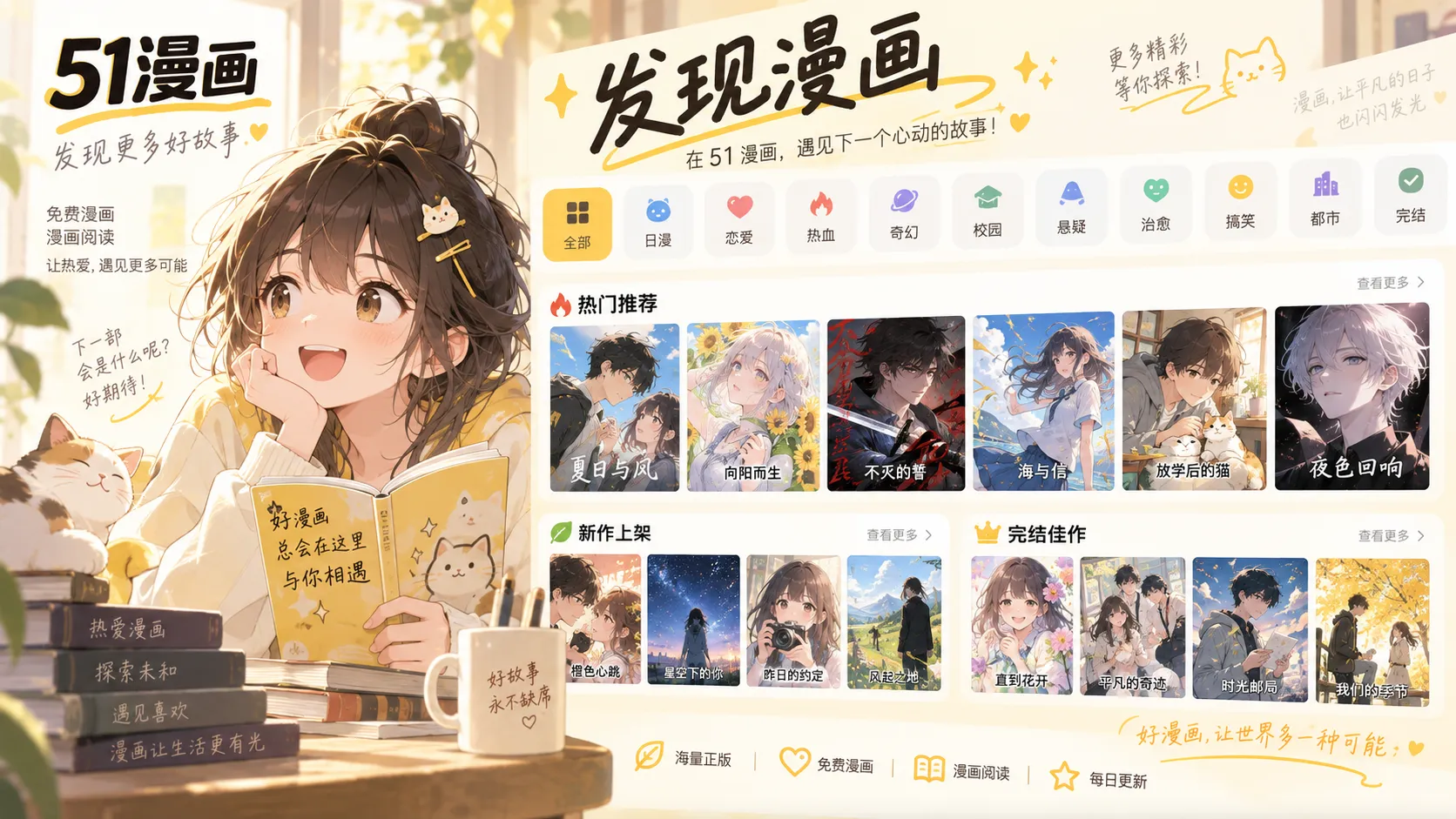 两张地图短篇漫画封面